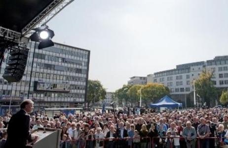 Bundespräsident Horst Köhler am Rednerpult