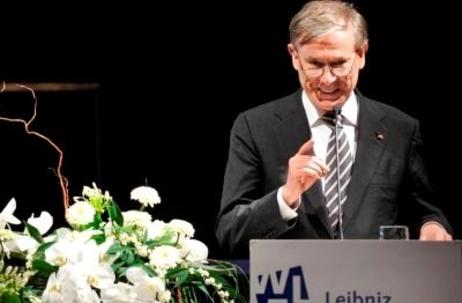 Bundespräsident Horst Köhler am Rednerpult 