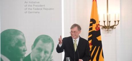 Bundespräsident Horst Köhler am Rednerpult