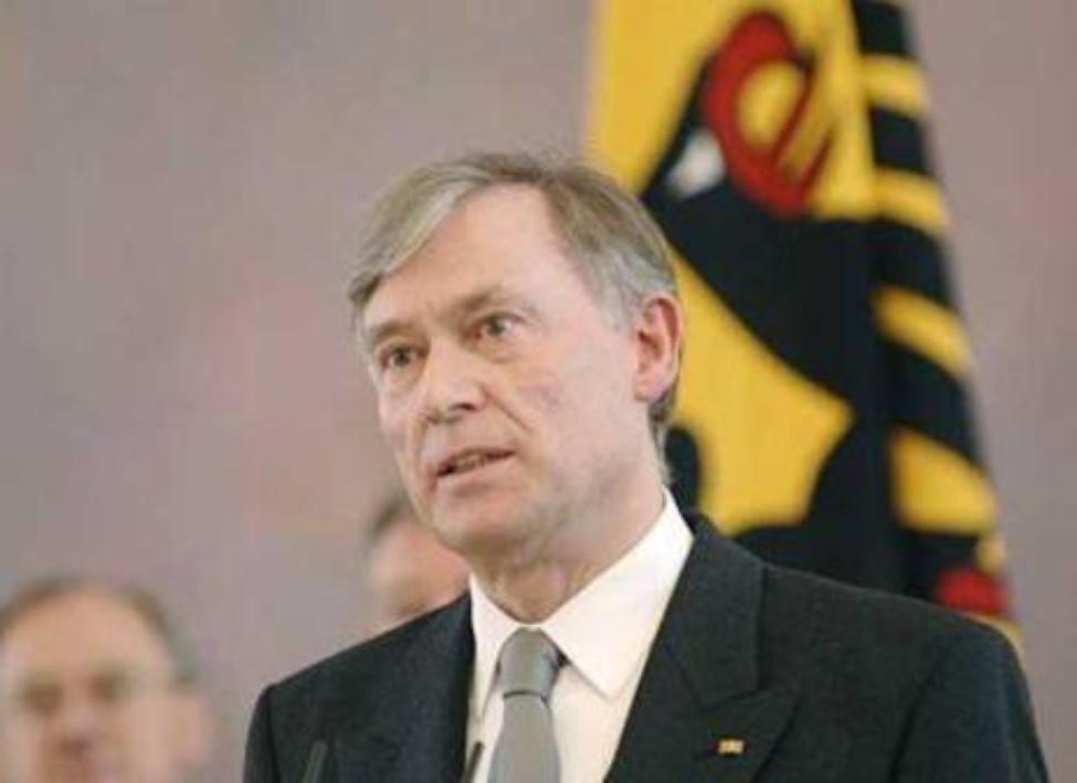 Federal President Horst Köhler during his speech