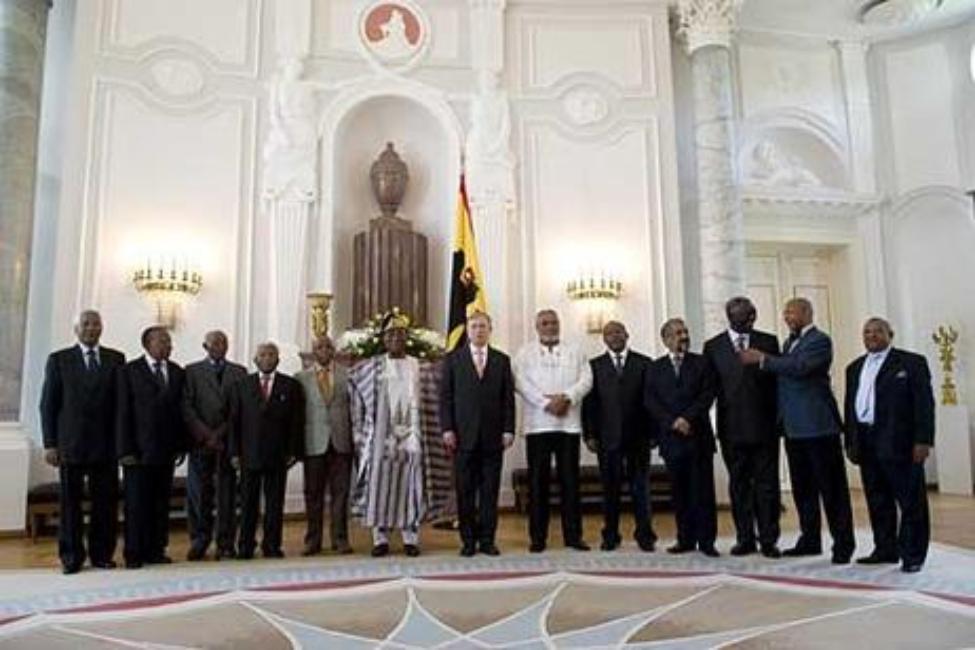 Federal President Horst Köhler with his african counterparts