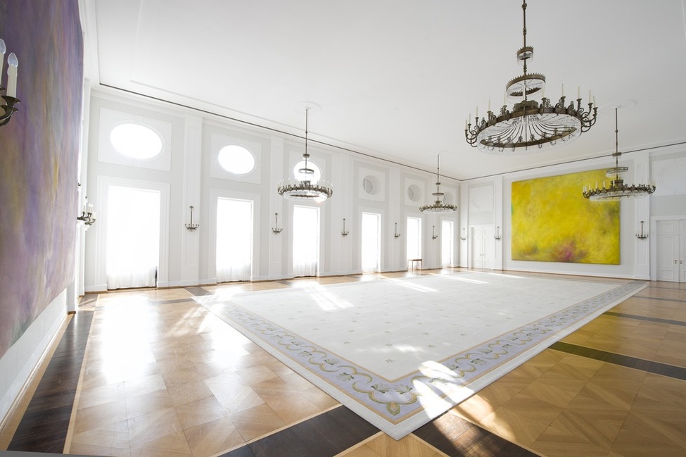 Der Große Saal ist der größte Raum in Schloss Bellevue