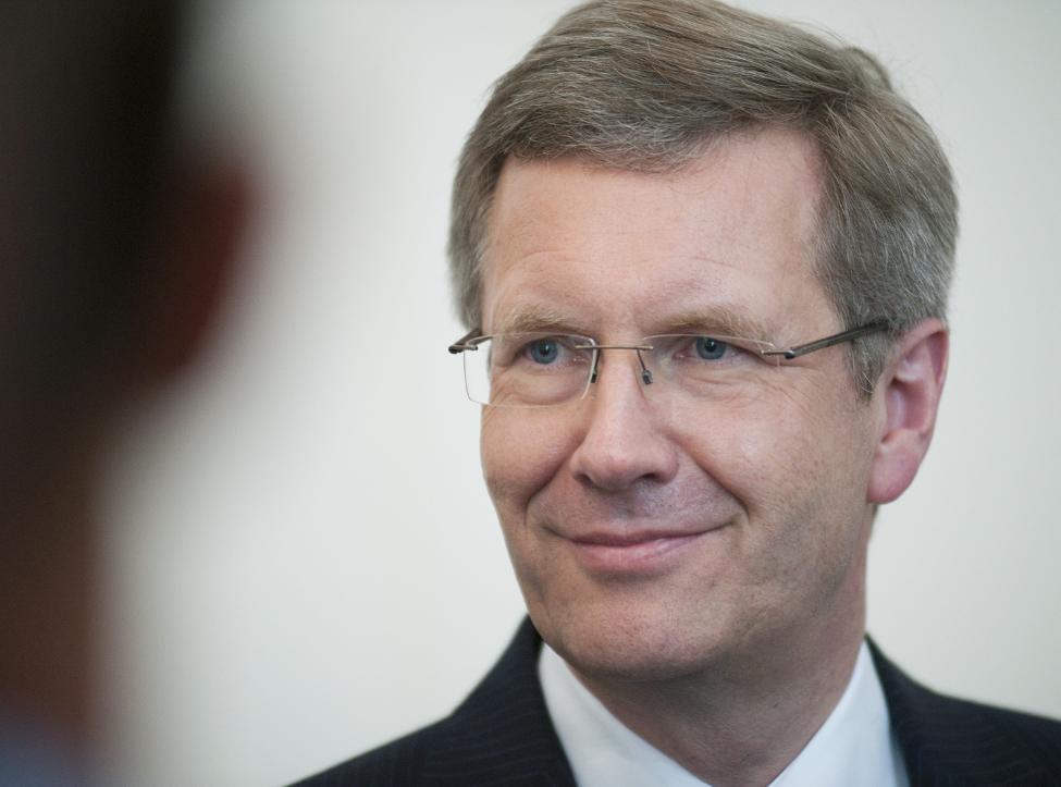 Porträt Bundespräsident Christian Wulff 2010