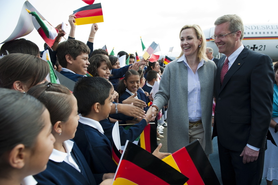 Begrüßung auf dem Flughafen von Guanajuato (© Steffen Kugler) Begrüßung auf dem Flughafen von Guanajuato
