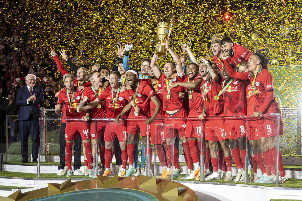 Bundespräsident Steinmeier besucht das DFB-Pokalfinale der Männer