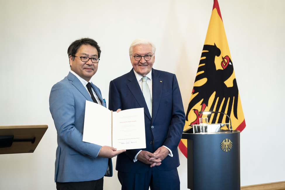 Verleihung des Philipp-Franz-von-Siebold-Preises an Fumio Inagaki (© Sandra Steins) Verleihung des Philipp-Franz-von-Siebold-Preises an Fumio Inagaki