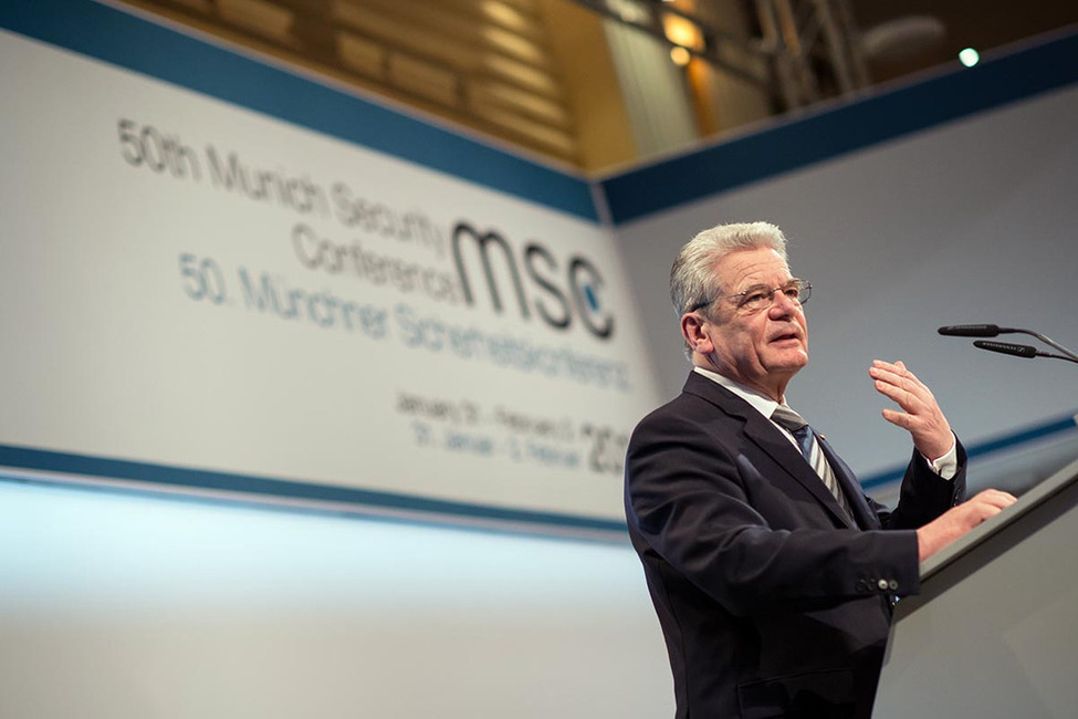 Speech by Federal President Joachim Gauck at the 50th Munich Security Conference